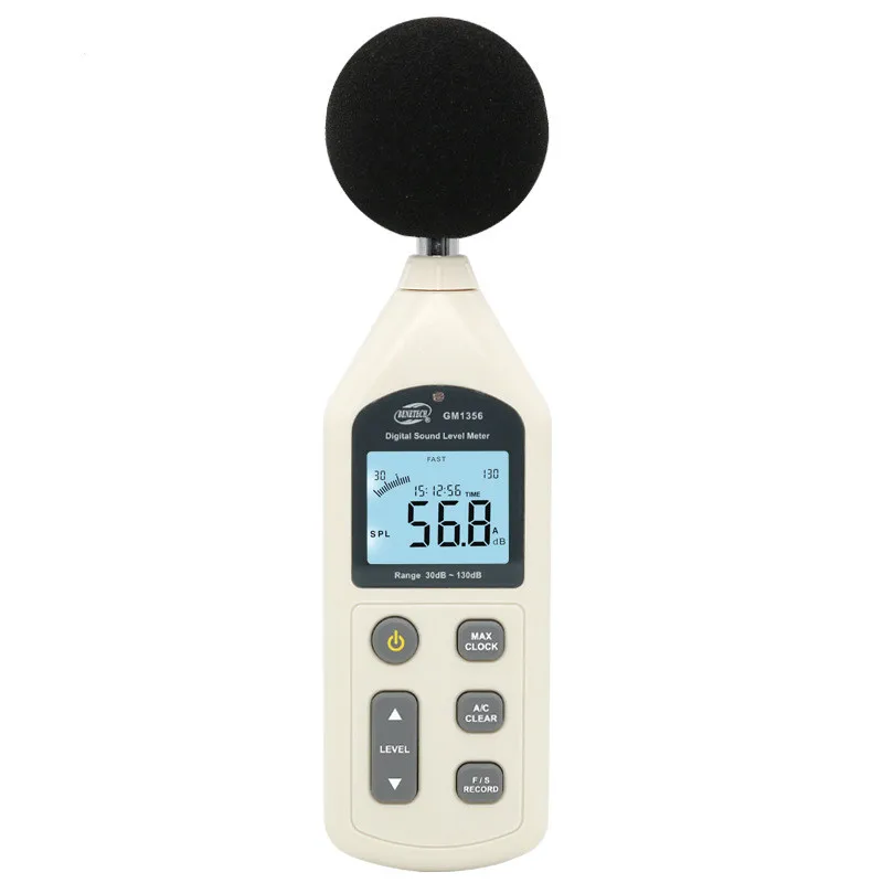 

Noise Meter Decibel Sound Level Noise Volume Tester Large Screen HD Display Auto Induction Backlight Noise Meter