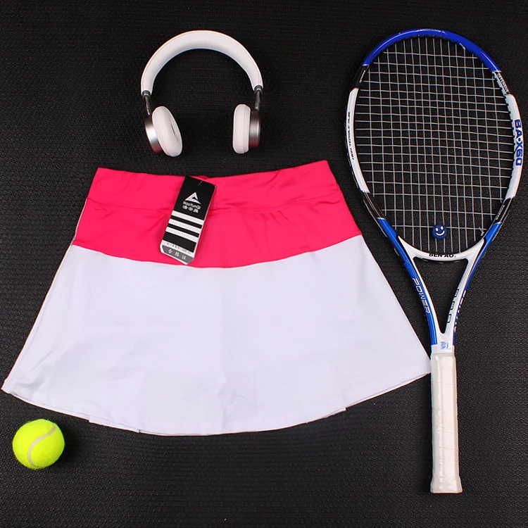 Women Tennis Skorts , Girl Tennis Skirt with shorts , Breathable Female Badminton Skirt With Pocket , Girls Sport Running Shorts