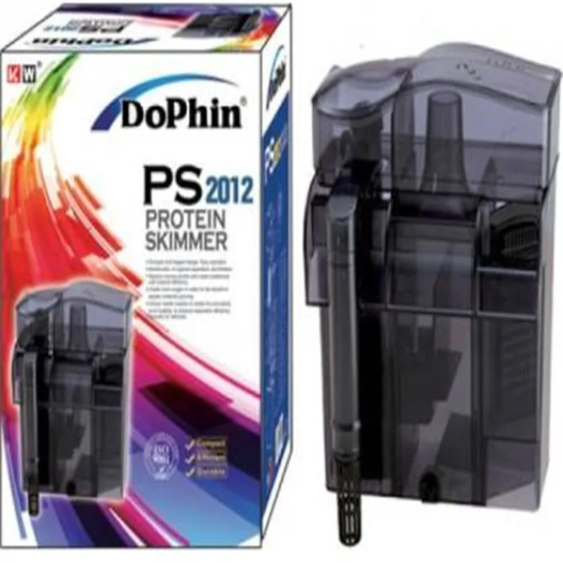 Dophin PS2012 Protein Skimmer pump Canister Aquarium External Filter 500L/H for nano tank waterfall filter