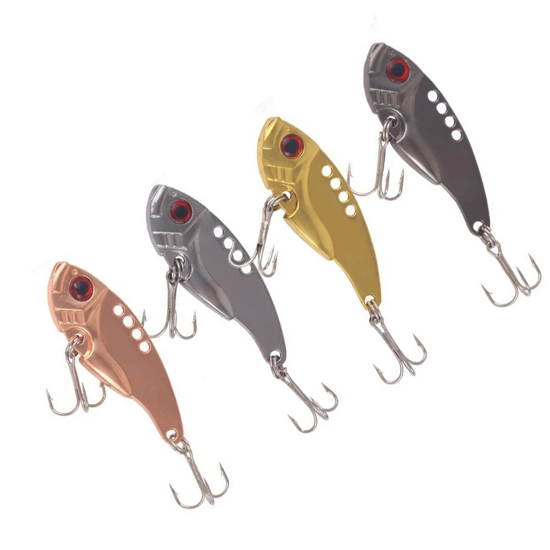 Fishing Lure Metal VIB Vibration sequins 11g 5.5cm Isca Artificial Hard Bait Topmouse freshwater Sea Fishing Tackle Spinner