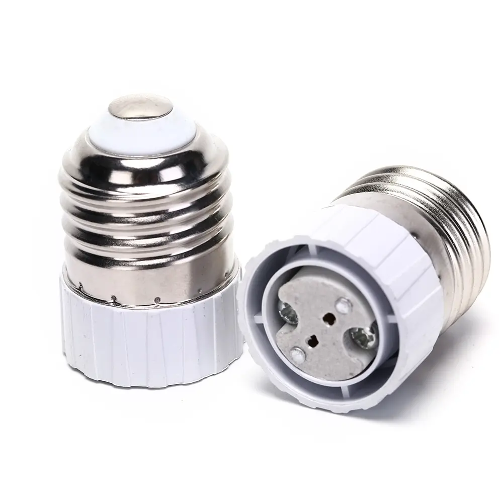 1X E27 To MR16 Base Converter E27 Lamp Holder Adapter Screw Socket E27 To GU5.3 G4 LED Bulb Parts Caremic LED Light Lamp Adapter