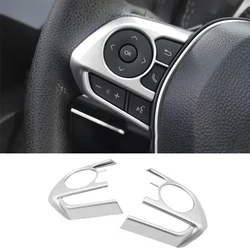 Car Steering Wheel Button Cover For Toyota RAV4 XA50 Corolla E210 Camry Corolla Cross 2019 2020 2021 2022 2023 2024 Accessories