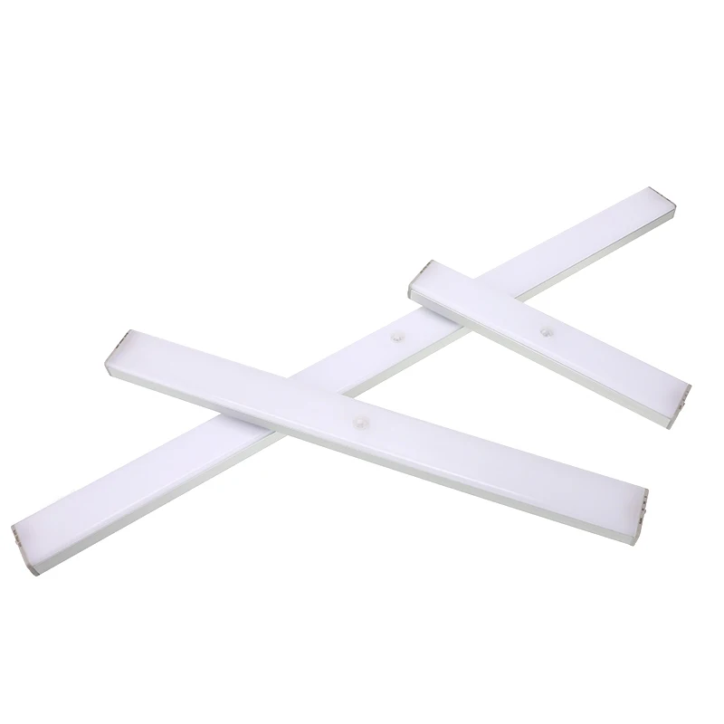 PIR Sensor de movimento Luz Wardrobe Lâmpada Cama Para Lâmpadas de Parede Interior Sob A Luz Do Armário Roupeiro Armário Da Cozinha Luz Da Noite LEVOU