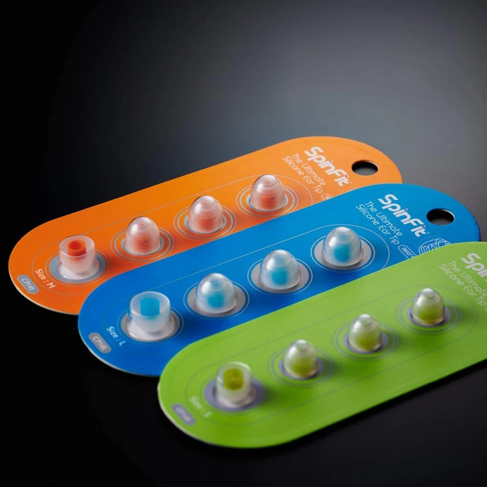 SpinFit CP145 Patented Eartips for Replacement 4.5mm Nozzle Dia Ear tips Earphone Silicone Case