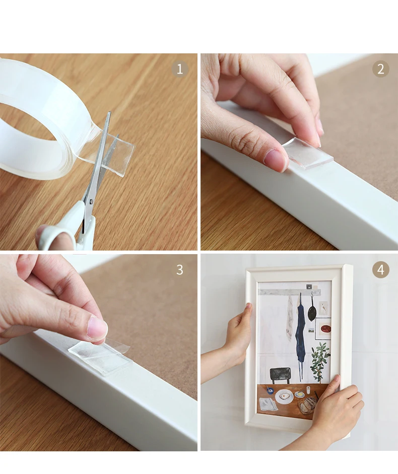 Ultra-strong  Double Sided Adhesive Tape Transparent Nano Strong Waterproof Silicone Monster Tape
