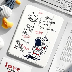 Cute Astronaut Art Printing Case for Ipad Mini 4 5 Air 3/4/5 2022 Pro 10.5 10.9 11 12.9 Cover for Ipad 10.2 7/8/9th Pencil Cases