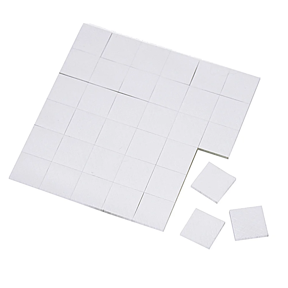 72PCS Silikon 15x15mm Thermische Pad 0.5/1/1.5/2mm Dicke GPU CPU Kühlkörper Kühl Leitfähige Silikon Pad