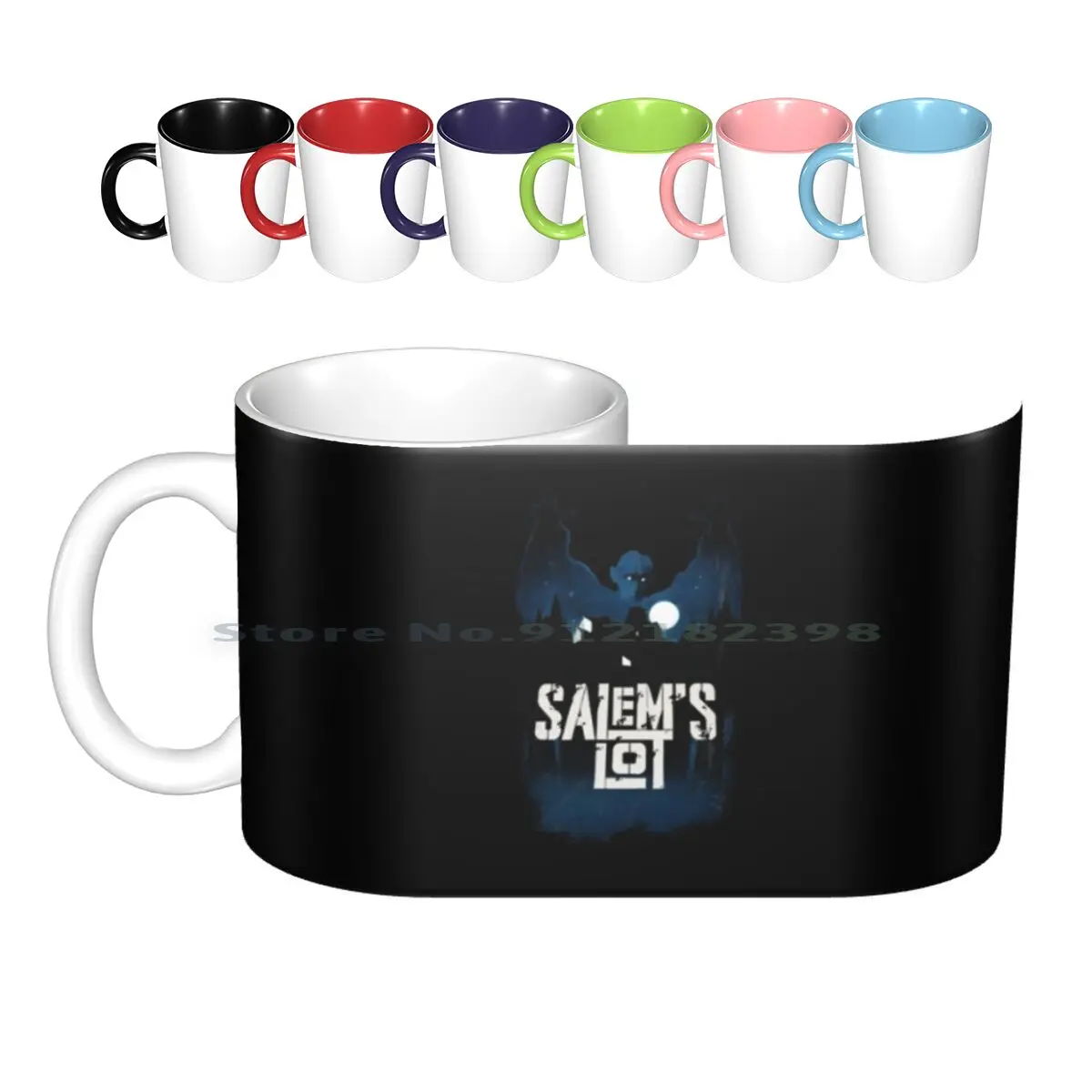 Salem's Lot-Stephen King Ceramic Mugs Coffee Cups Milk Tea Mug Salems Lot Stephen King Barlow Vampires Monsters Ghosts Horror