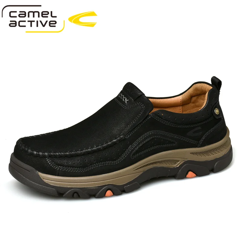 Camel Active Spring Autumn New Soft Genuine Leather Men Loafers Fashionable and Comfortable Casual Men Shoes Male Footwear