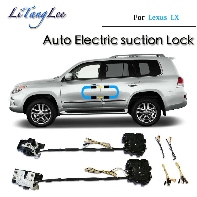 

For Lexus LX 2007~2016 Car Soft Close Door Latch Pass Lock Actuator Auto Electric Absorption Suction Silence Closer