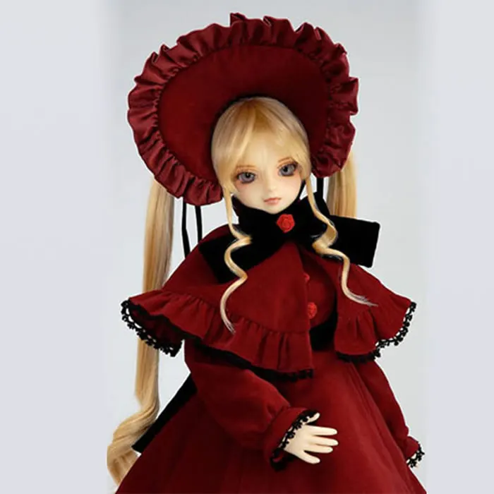 New full set of clothes wig shoes Special offer 1/3 points female bjd sd doll VS Shinku real red joint spot makeup