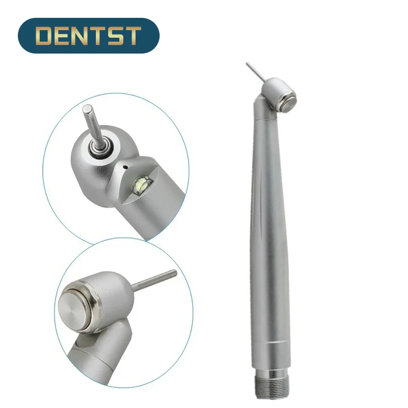 

Dentistry Dental Turbine 45 Degree High Speed Handpiece With E-Generator LED Light 4 Hole/ 2 Hole Dentista odontologist Tool