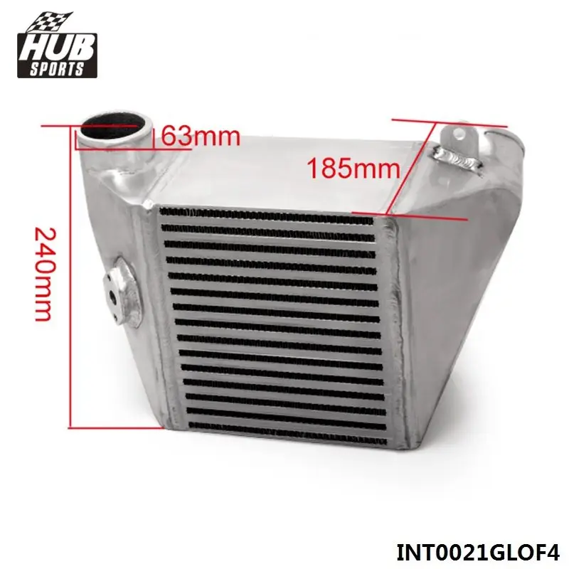 For VW Jetta 1.8T Engine GOLF BOLT ON ALUMINUM SIDE MOUNT INTERCOOLER TURBO CHARGE HU-INT0021GLOF4