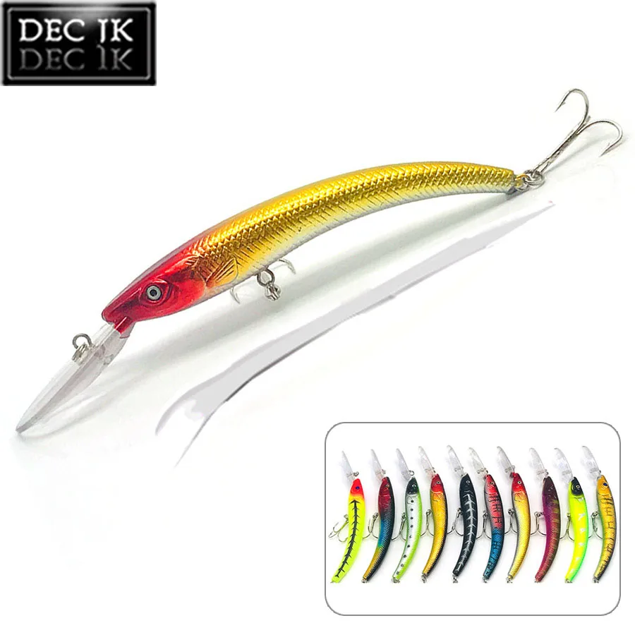 Jerkbait Minnow woblery do trollingu/szczupaka/ryby duże/sztuczne/sztuczne/karpia/twarda przynęta Bass Crankbait Fishing Lure/Tackle Swimbait