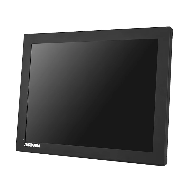 12 Inch 4:3 1024*768 PCAP Multi Touch Screen Monitor AV/BNC/VGA/HDMI/USB Interface And Speakers