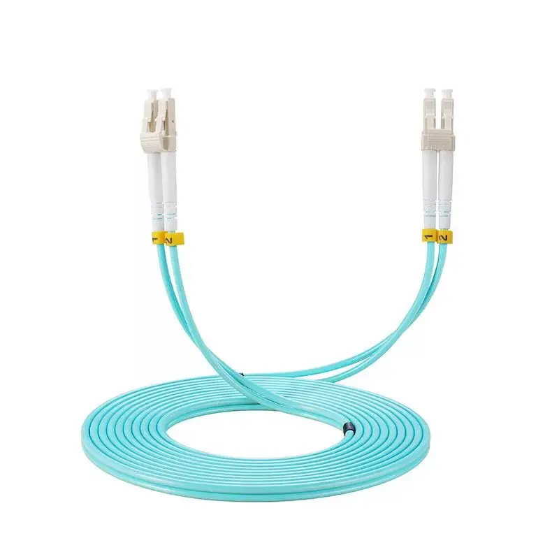 LC-LC Multi-Mode OM3 Fiber Cable Multimode Duplex Fiber Optical Jumper Patch Cord 10pcs/lot Free shipping