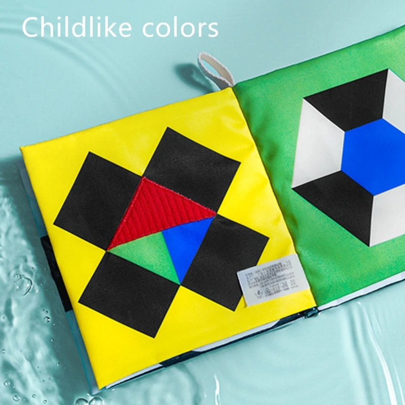 子供のための子供のための着色されたベビーブック,柔らかいビジュアルゲーム,幼児のための色の認識,教育