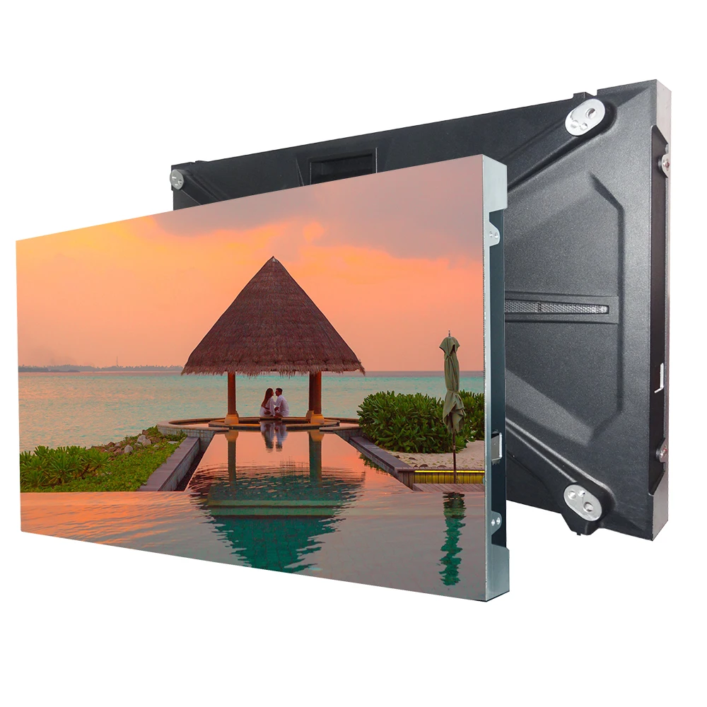 ultra slim display screens smd 10ft x 12ft led screen wall fixed seamless led video wall1.5 pixel 2k 4k 16:9 video panel led