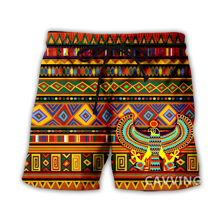 CAVVING 3D Printed God Eye of Egypt Pharaoh Anubis Ancient Beach Shorts Streetwear Quick Dry Shorts Sweat Shorts for Women/men