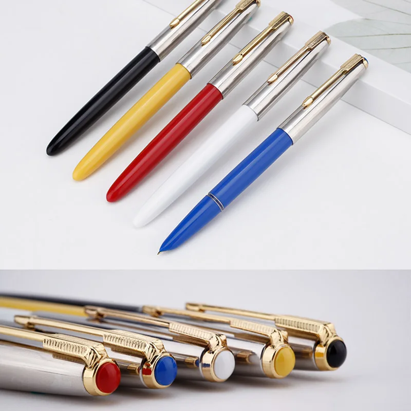 luxury High quality brand HERO 616 Fountain Pen color gift plastic Extra fine 0.38mm Finance pen Stationery Office Supplies