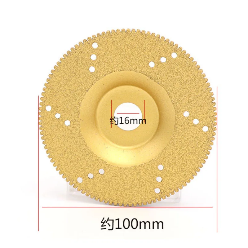Đường Kính 100Mm Hút Chân Không Chia Lửa Bằng Đồng Nguyên Lưỡi Cưa Kim Cương Máy Xay Bánh Mài Và Cắt Kính Đá Đá Ceramic