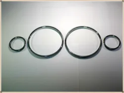 Chrome Speedometer Gauge Dial Rings Bezel Trim Tacho Ring for Vauxhall/Opel Astra G MK4 / Vauxhall/Opel Zafira A MK1 98-05