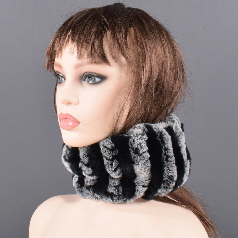 ウサギの毛皮のヘッドバンド,暖かい冬のスカーフ,ストライプ,柔らかく弾力性のある,女性のためのファッショナブルなヘッドバンド