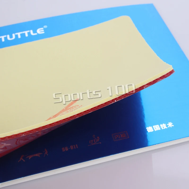 TUTTLE SKY Deutscher A380 Tischtennis-Gummi, Pips-in-Ping-Pong-Gummi mit Schwamm