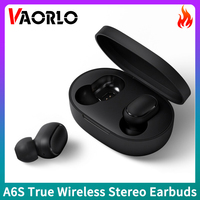 VAORLO Original A6S TWS Wireless Earphone Mini True Stereo Music Noice Cancelling Bluetooth-compatible Earbuds For Xiaomi Redmi