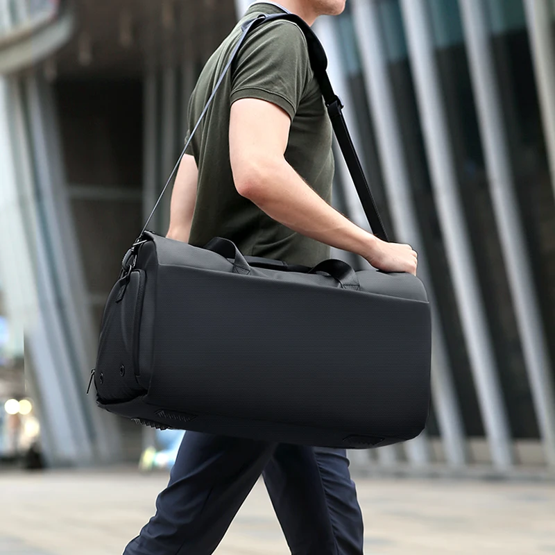 Rowe-bolsa de viaje multifuncional para hombre, almacenamiento de traje impermeable, de gran capacidad, para viaje al aire libre, con compartimento para zapatos