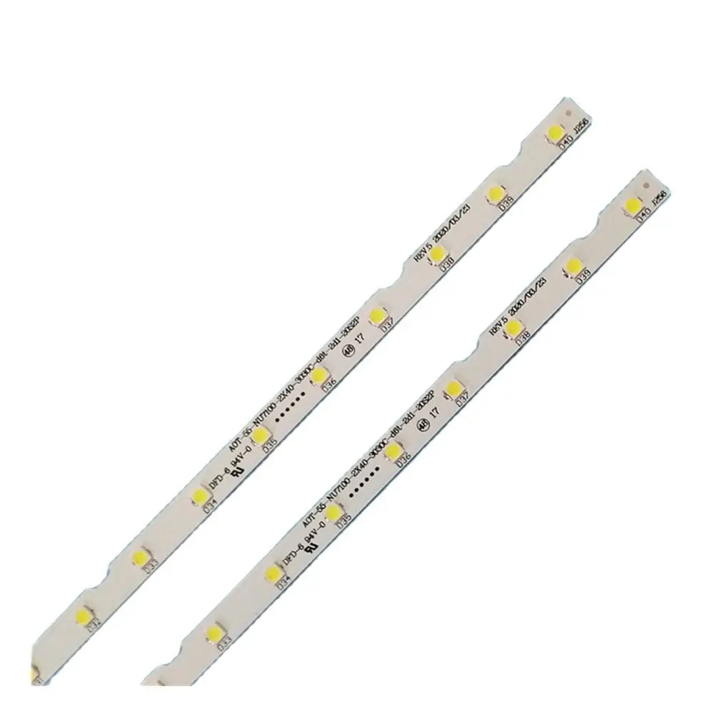 

2pcs LED Backlight bar For Samsung UE55NU7090U UE55NU7170 UE55NU7172 UE55NU7379U UE55NU7500 UN55NU7175U UN55NU7300U UE55NU7300U