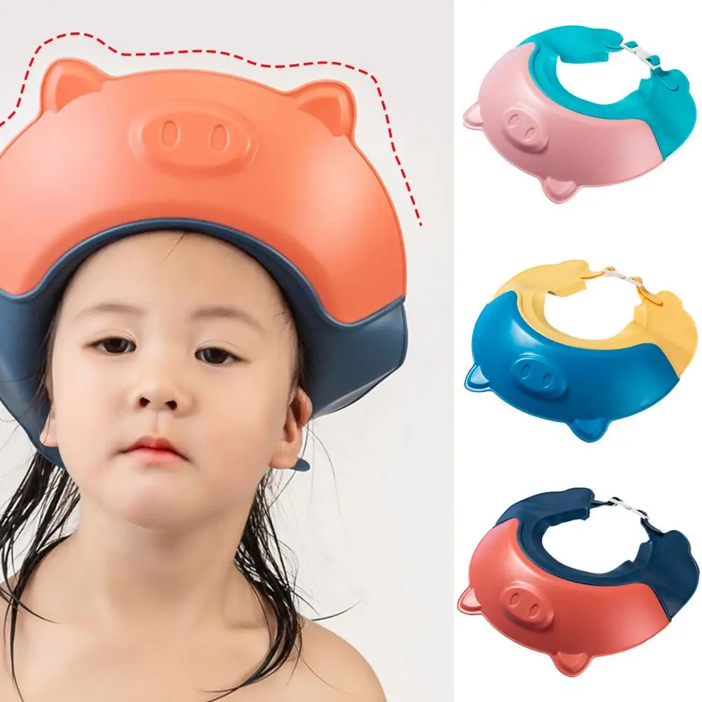 Shampoo Cap For Newborn Adjustable Hair Wash Hat Infant Ear Protection Children Kids Bathing Head Cover Accessories