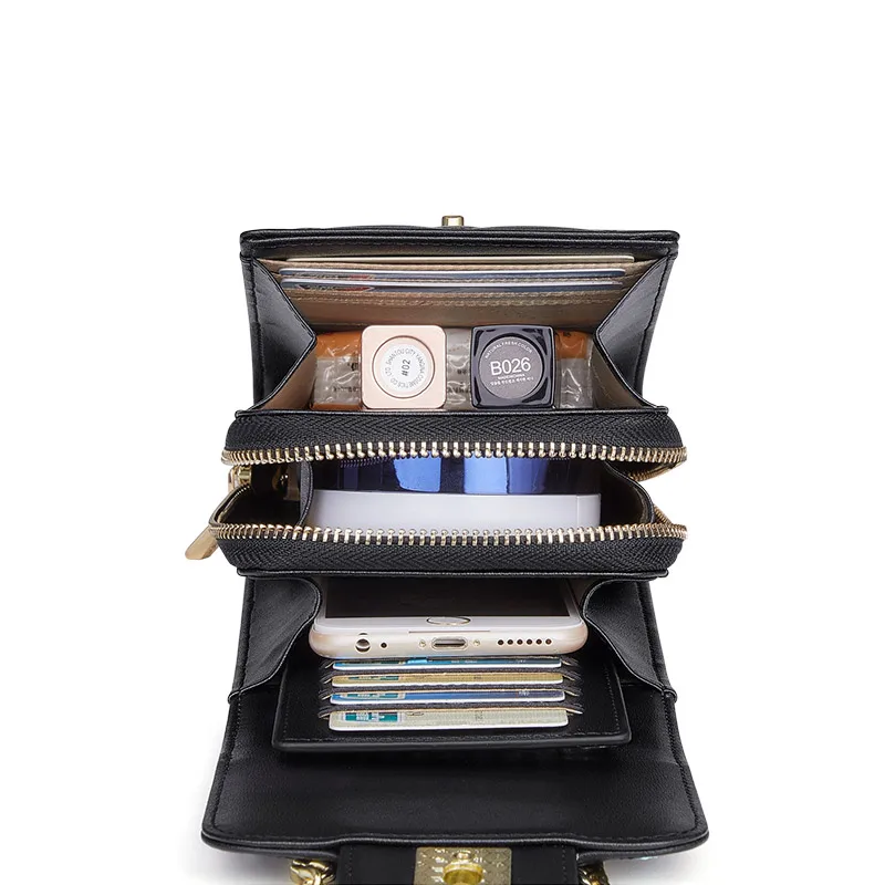 WILLIAMPOLO Crossbody Bag For Women 2021 Fashion Designer Bag Genuine Leather Women Brand Luxury Purse with Chain Girls #209172