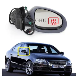 Right Passenger Side For VW Passat B6 Sedan Wagon 2006 2007 2008 2009 2010 2011 Car Heated Electric Wing Side Rear Mirror