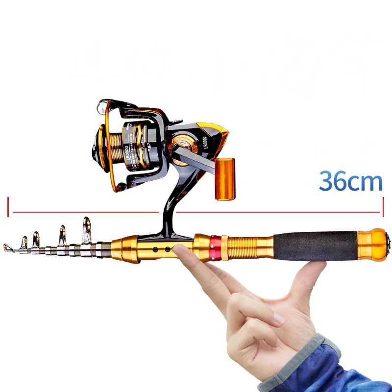 

1.5M -3.6M Mini Telescopic Fishing Rod Super Hard Carbon Fiber Wedkarstwo Olta Short Section Distance Throwing Sticks De Pesca