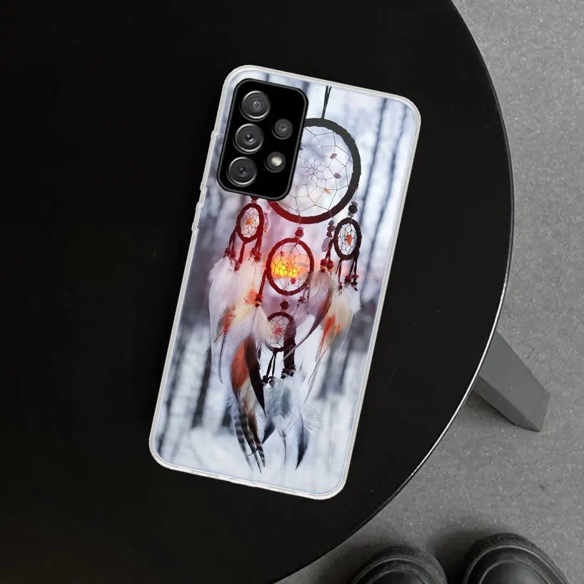 Dream Catcher Watercolor Phone Case for Samsung Galaxy A15 A25 A35 A55 A14 A24 A34 A54 A04S A13 A23 A33 A53 A03S A52 A12 A22 A32