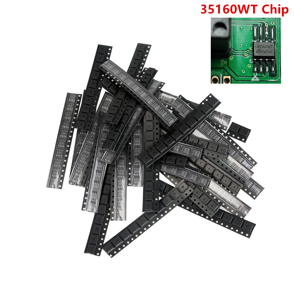 5pcs/lot 35160WT 160DOWT Instrument Cluster EEPROM Chip for BMW F Series  Speedometer 160D0WQ 080DOWQ CG Pro 9S12 VVDI XProg