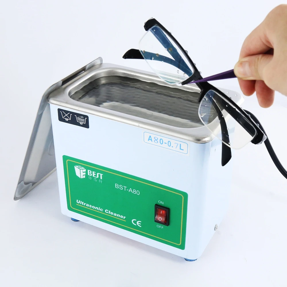 Ultrasonic Cleaner 0.7L Ultrasonic Bath for Jewelry Parts Glasses Circuit Board Cleaning Machine Ultrasound Jewelry Cleaner