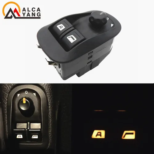 Imagen 2 del producto 6554.WA Botón de interruptor de ventana eléctrico para Peugeot 206 1998-2016 6554WA 6552.WP 96622541 XT XT- mostrar título original