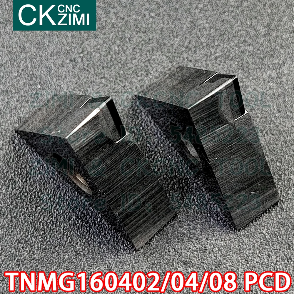 TNMG160402 PCD TNMG160404 PCD TNMG160408 PCD إدراج الماس إدراج أدوات آلة خرط تعمل بالتحكم الرقمي بواسطة الحاسوب قطع تحول أدوات TNMG للألمنيوم