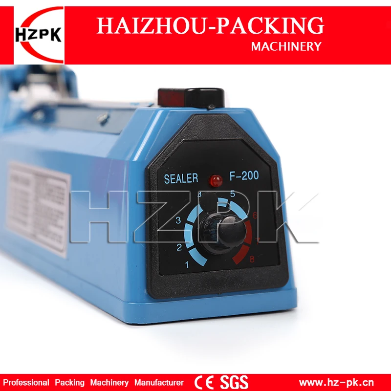 HZPK Manual Pressure Heat Impulse Sealer Plastic ABS Body Handle Sealing Machine For Vegetables Snacks Food Saver 400mm PFS-400