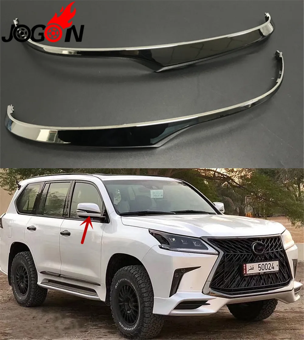 

Special Black Edition Rearview Mirrors Decoration Chrome Trim Exterior Trim For Lexus LX570 2015-2019