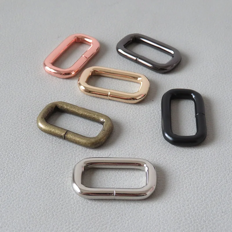 1Pcs Strong 25mm Webbing Metal Rectangular Buckle For Bag Backpack Strap Belt Loop Ring Pet Dog Martingale Collar Sewing Clasp