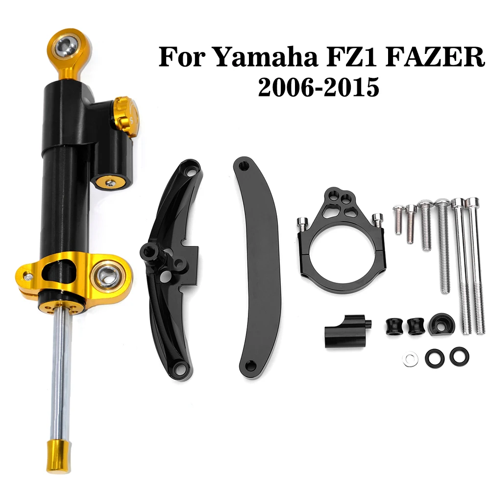 

For YAMAHA FZ1 FAZER 2006-2015 Steering Stabilizer Damper Mounting Bracket Kit for Yamaha Fz1 Fazer 2010 2011 2012 2013 2014