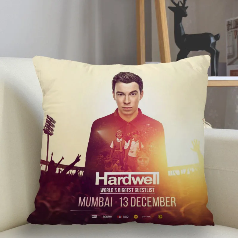 Musife Hardwell Pillowcase Custom Square Pillow Cover Case Zipper Pillowcase 35*35,40*40,45*45cm Drop Shipping