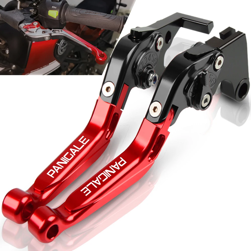

Motorcycle Accessories CNC Adjustable Foldable Extendable Brake Clutch Levers Handle For DUCATI 899 Panigale 2014 2015