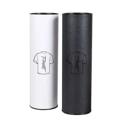 10pcs White Black Kraft paper cardboard canister cylinder round jar bottle packaging gift box paperboard tube