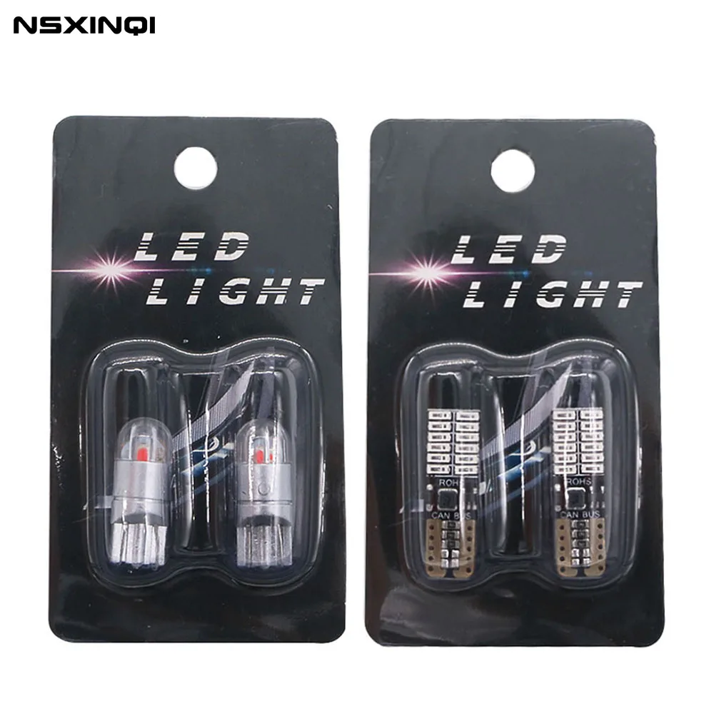 

2pcs T10 Led 194 W5W 4014 3030 AUTO LED side light 4014 LED Replacement Clearance Light License Plate Bulb