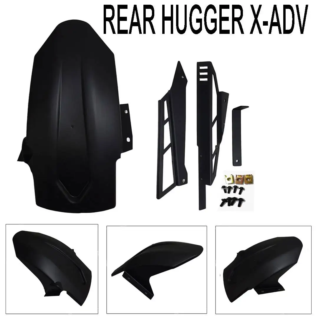 XADV750 Rear Fender Mudguard Splash Guard with Chain Guard For HONDA X-ADV 750 X ADV 17 2018 2019 2020 XADV 750 Accessories Moto