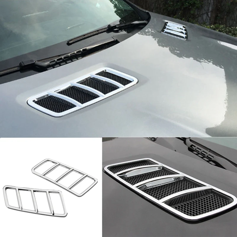 Chrome Hood Air Vent Cover Trim for Mercedes-Benz ML W166 GL X166 GLE GLS